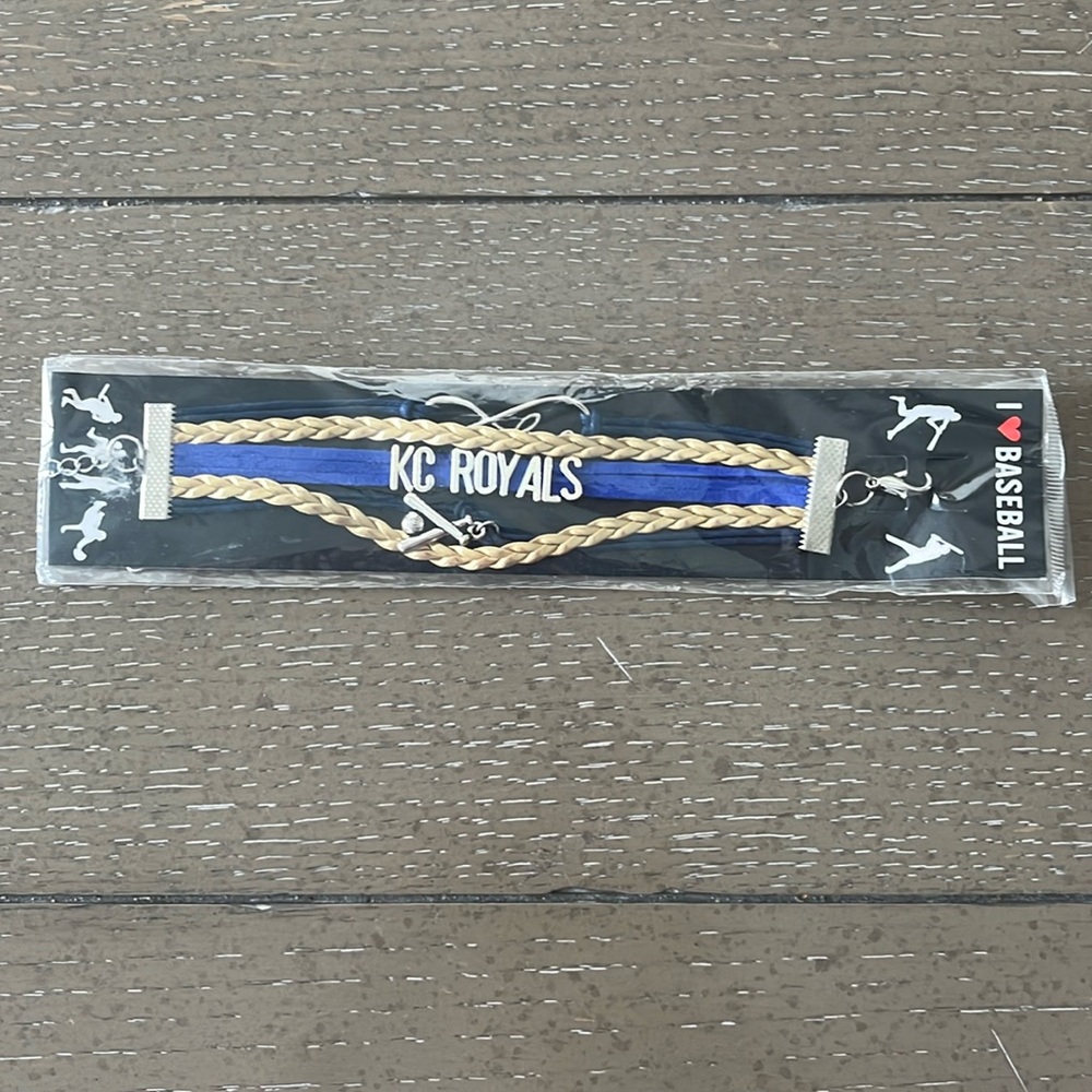 NWT Kansas City Royals Bracelet KC Royals Baseball Bracelet